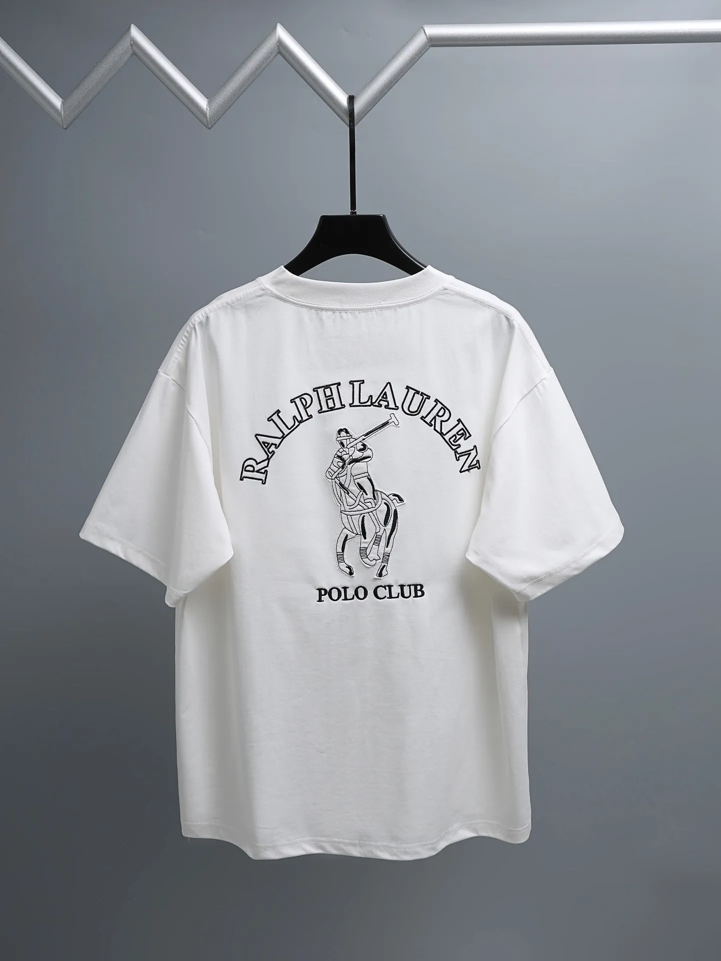 P170 Ralph Lauren* 2꯭0꯭2꯭6 new spring and summer style ❤️ Original ⌚️ higher version of Ralph Lauren. The fabric is made of 280g high-density pure cotton. It does not deform or shrink. Process introduction: double thread movement. Precision embroidery on the chest ➕ back panel embroidery🪡 process Color: White SIZE: S-XXL